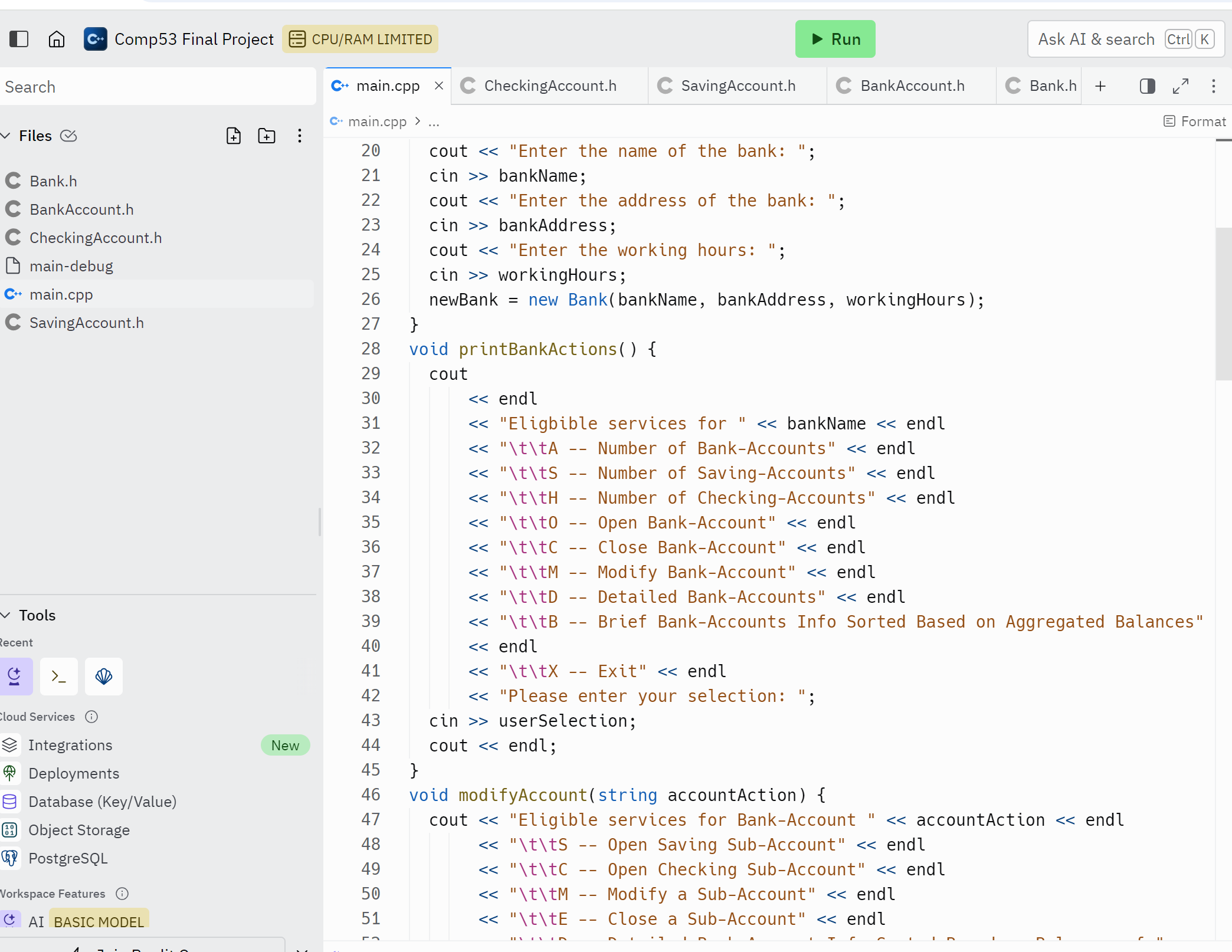 Picture of Bank Project